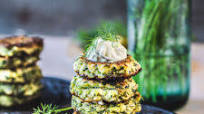 Crispy Light Zucchini Fritters! Crispy Light Zucchini Fritters!