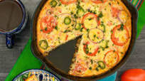 Mexican Style Frittata with Potatoes and Guacamole Salsa Mexican Style Frittata with Potatoes and Guacamole Salsa
