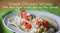 Refreshing Greek Chicken Wraps Refreshing Greek Chicken Wraps