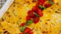 Layered Green Chile Chicken Enchilada Casserole Layered Green Chile Chicken Enchilada Casserole