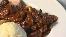 Pork Loin with Mushroom Fricassee Pork Loin with Mushroom Fricassee