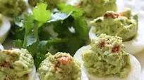 Guacamole Deviled Eggs Guacamole Deviled Eggs