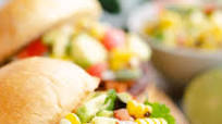 Southwest Black Bean Burgers Southwest Black Bean Burgers