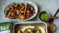 Spelt Pizza with Pesto & Roast Veg Spelt Pizza with Pesto & Roast Veg