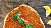 Turkish lahmacun (Crispy flatbread with meat) Turkish lahmacun (Crispy flatbread with meat)