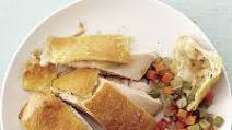 Pastry-Wrapped Chicken with Vegetable Stuffing Pastry-Wrapped Chicken with Vegetable Stuffing