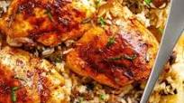 Oven Baked Chicken and Rice Oven Baked Chicken and Rice