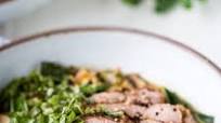 Grilled Roasted Garlic & Cracked Black Pepper Pork Tenderloin Ramen Grilled Roasted Garlic & Cracked Black Pepper Pork Tenderloin Ramen
