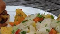 Refreshing Sweet and Spicy Jicama Salad (Vegan) Refreshing Sweet and Spicy Jicama Salad (Vegan)