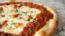 Crab Gravy Seafood Pizza Crab Gravy Seafood Pizza