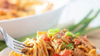Cheesy Taco Spaghetti Cheesy Taco Spaghetti