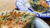 Easy Spinach, Sausage, Mushroom, Cheese Quiche Easy Spinach, Sausage, Mushroom, Cheese Quiche
