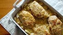 Richard Olney's Pork Chops and Apples in Mustard Sauce Richard Olney's Pork Chops and Apples in Mustard Sauce