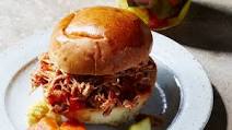 Slow-Cooker Spicy Buffalo Chicken Sandwiches Slow-Cooker Spicy Buffalo Chicken Sandwiches