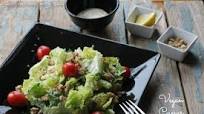 Homemade Caesar Salad & Dressing, Dairy-Free Homemade Caesar Salad & Dressing, Dairy-Free