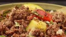 Ground Beef with Tomatoes and Zucchini Ground Beef with Tomatoes and Zucchini