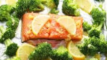 Sheet Pan Lemon Garlic Salmon With Broccoli Sheet Pan Lemon Garlic Salmon With Broccoli