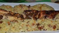 Chicken with quinces and pilaf Bukhara Chicken with quinces and pilaf Bukhara