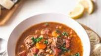 Slow Cooker Beef and Barley Soup Slow Cooker Beef and Barley Soup