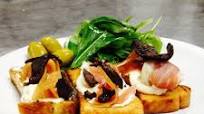 Receta de Tostadas de jamón serrano y hongos Receta de Tostadas de jamón serrano y hongos