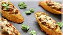 Cheesy Mushroom Bruschetta Cheesy Mushroom Bruschetta