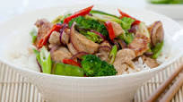 Pork Stir Fry with Rice Pork Stir Fry with Rice