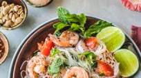 Easy Thai Glass Noodle Salad with Shrimp, (Yum woon sen) ยำวุ้นเส้น Easy Thai Glass Noodle Salad with Shrimp, (Yum woon sen) ยำวุ้นเส้น