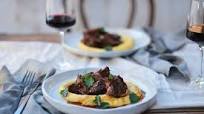 Slow-Braised Beef Cheeks in Barossa Shiraz with Soft Polenta Slow-Braised Beef Cheeks in Barossa Shiraz with Soft Polenta