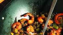 Leek Green and Saucy Shrimp Stir Fry Leek Green and Saucy Shrimp Stir Fry