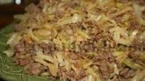 STIR-FRY CABBAGE WITH GROUND BEEF STIR-FRY CABBAGE WITH GROUND BEEF