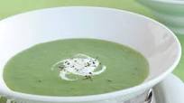 Roasted Asparagus Soup with Tzatziki Roasted Asparagus Soup with Tzatziki