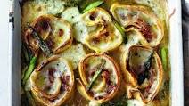 Ham and Asparagus Pasta Nests (Rotolo) Ham and Asparagus Pasta Nests (Rotolo)