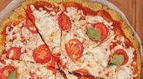 Cauliflower Margherita Pizza with Mozzarella Cheese Cauliflower Margherita Pizza with Mozzarella Cheese