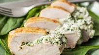 Skinny Spinach Stuffed Chicken Breast Skinny Spinach Stuffed Chicken Breast