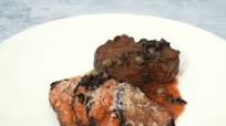 Slow cooked beef chuck steak Slow cooked beef chuck steak