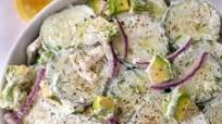 Creamy Cucumber Avocado Salad Creamy Cucumber Avocado Salad