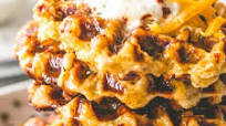 Cheesy Potato Waffles Cheesy Potato Waffles