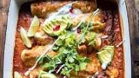 Spicy Poblano, Black Bean, and Quinoa Enchiladas Spicy Poblano, Black Bean, and Quinoa Enchiladas