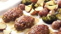Sheet Pan Mini Meatloaves and Veggies Sheet Pan Mini Meatloaves and Veggies