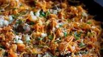 Vegetarian Spaghetti Squash Skillet Recipe Vegetarian Spaghetti Squash Skillet Recipe