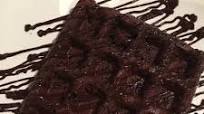 Eggless chocolate waffle Eggless chocolate waffle