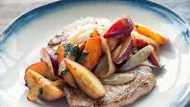 Nectarine & onion pork chops recipe Nectarine & onion pork chops recipe