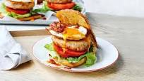 Chicken caesar burgers Chicken caesar burgers