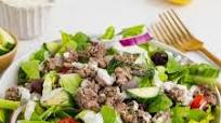 Gyro Salad with Tzatziki Dressing (Gluten-Free, Dairy-Free) Gyro Salad with Tzatziki Dressing (Gluten-Free, Dairy-Free)