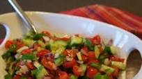 Greek Vegetable Salad with Herb Vinaigrette Recipe Greek Vegetable Salad with Herb Vinaigrette Recipe