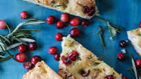 Cranberry Brie Focaccia Bread Cranberry Brie Focaccia Bread