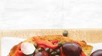 Roasted Red Pepper, Olive, and Caper Bruschetta Roasted Red Pepper, Olive, and Caper Bruschetta