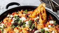 Mediterranean Shrimp Skillet Mediterranean Shrimp Skillet