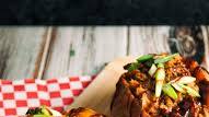 Pulled Pork Stuffed Sweet Potatoes Recipe Pulled Pork Stuffed Sweet Potatoes Recipe