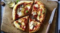 Homemade margherita pizza Homemade margherita pizza